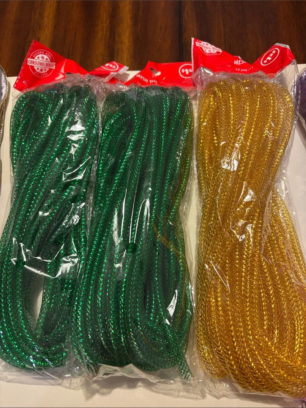 Mardi Gras Decoration Set for Wreaths